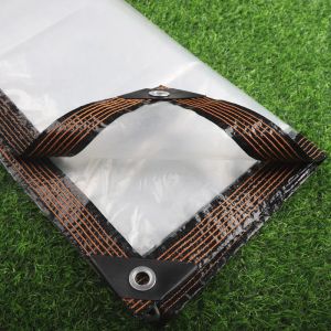 0,1 mm Regenfischfilm im Freien transparente Tarpaulin wasserdichtes Stoff Sukkulente Pflanzenschuhe Abdeckung Pavillon Raincover Pergolas Baldachin