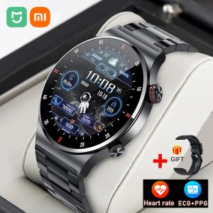 Watches Xiaomi Mijia 2023 Bluetooth Call Smart Watch Men Full Screen Armband ECG+PPG Health Monitor Smartwatch för iOS Android Women