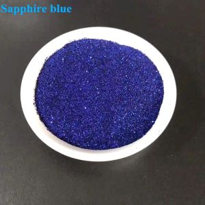 Glitter Normal Series Dark Sapphire Blue Color Glitter Powder Dust, Flash Cosmetic Material DIY Nail Art Decoration 500g/Bag