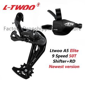 LTWOO A5 1X9 9 Speed Derailleurs Trigger Groupset 9v Shifter Lever Ult-long Rear Derailleur 2 Kits Compatible Shimano SRAM