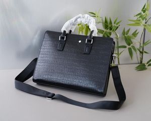 10A Crocodile Stampa per valigetta Designer Borsa per laptop Luxury Combination Lock Design Design di grande capacità Volina Valuta Business Business Borsa Messenger Bota