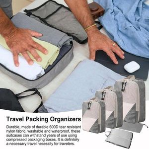 Storage Bags Travel Packing Organizers Luggage Compression Bag Four Piece Set Five Six Business Trip Home Supplier