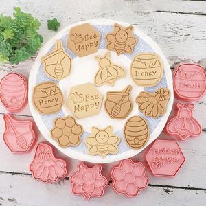 Bakformar 8st bin cookie cutter set design kex mögel festival tema roliga mögel diy verktyg för tårta choklad