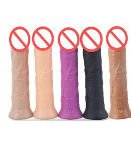 Super miękkie elastyczne dildo dla początkujących sztucznych realistycznych penisa fałszywe kutas dla kobiet kobiety masturbator dorosły lesbijka sex Toy 8956968
