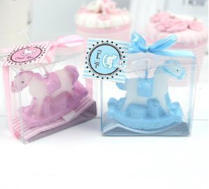 20PCS Rocking Horse Candle Favors for Baby Shower Kids Birthday Gifts Baptism Keepsake Event Anniversary Favours