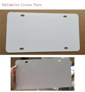 big Promotion sublimation blank metal car License plate materials heart transfer printing diy custom consumables 295145CM4138889