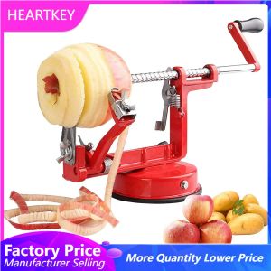 Apple Pear Planer Peeler Corer Hand-Cranked調整可能なフルーツスライサーピーリングマシンスパイラライザーキッチンガジェットツールパイ作り