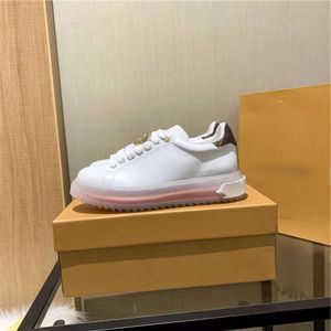 Shoes Luxury Time Jelly Two-color Transparent Bottom Men's Small Shoelace