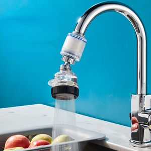 Kökskran Extender Booster Duschhuvud Diffusor Splash Proof Water Purifier Filter Munstycke Sänk Vattenbesparande TAP 360 ° Rotera