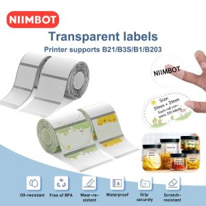 Принтеры Niimbot Sticker Paper Roll для домашнего офиса метка белая клей