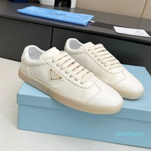 2024S/S varumärke Downtown Leather Trainers Shoes Män Omskinn Kornkalvläder Skateboard Gummi Sole Comfort Daily Footwear EU38-46