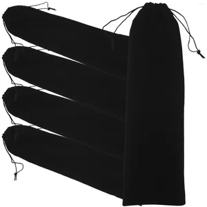 Vaser 5 datorer platt järnhylsa curling täcker blås torktumlare resväska hårverktyg volym rullar fodral frisör