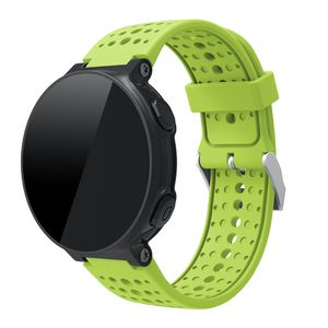 Cinta de silicone para Garmin Forerunner 220 230 235 620 630 735xt Watch Band Substitui WatchBand para Garmin Forerunner 235