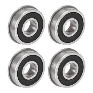 4pcs cuscinetto flangia f6000 10x26x8mm F6001 F6002 F6003 F6004 F6005 F6006 F6007 ZZ Z RS 2RS Cuscinetto a sfera flangia di alta qualità