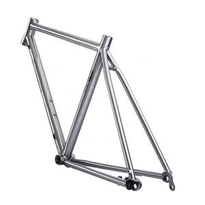 Titanium Alloy Road Gravel Bike Frame, 142*12 Thru Axle, Disc Brake, Flat Amount, Custom Color and Logo