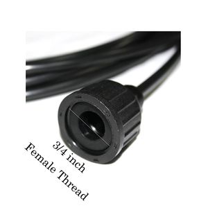 1/4 '' PE -rör med 3/4 '' Adapter Vattenslang Flexibel rörslang RO Vattenfilter System Aquarium Revers Bevattning