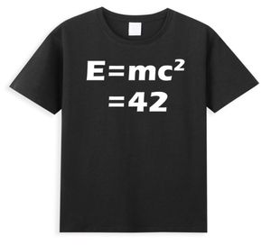 MEN039S Tshirts Hipster Emc2 T Shirt Bilim Geek Moda Erkek Yaz Pamuklu Erkekler Giyim 42 Her Şey Sokak Cevabıw8238641