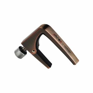 AMOM AC-11 GUITAR CAPO LELO DE ZINC para guitarra de guitarra de guitarra acústica Acessórios de peças de prata/bronze cores