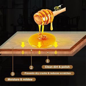 STAGGIO IN BEEWAX CURA IN CUSSA IN LEGNO MANUTENZIONE SOLUSA PULIZIONE DELLA PULIZIONE IN MOBILI DI CERA RESISTANTI INSISTANTI INSISTANTE