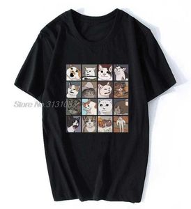 Meme Cats 20 T -Shirt Männer Geburtstag Geschenke Kurzärmele lustige Sommer Männer Baumwolle T -Shirt Hip Hop Tees Harajuku Streetwear X06215206748