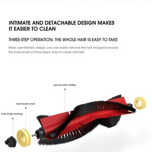 Water Tank Dust Box For XiaoMi Roborock S5 Max S6 MaxV Robot Vacuum Cleaner Mop Cloth HEPA Filter Side / Main Brush Spare Parts