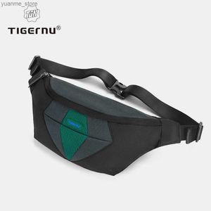 Bags de esporte Tigernu New Ciistpack para homens de lazer de lazer de bicicleta de bicicleta Moby Bag Bag Mobile Bag Mobile Travel Bag Y240410