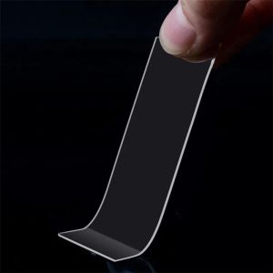 Transparent Nano Tape Washable återanvändbar dubbelsidig tejp Adhesive Nano-No Trace Paste avlägsnande limrengörbar hushåll