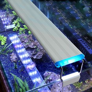 Bright Super Slim Aquarium LED Light Clip Lamp Clip Crow Lighting Accessori per acquari estensibili 18-70 cm