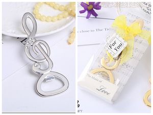 (25 Stücke/Los) Event- und Party -Gastgeschenke der Musik Note Love Bottle Opener Hochzeit Gefälligkeiten für Brautparty Geschenke Geschenke