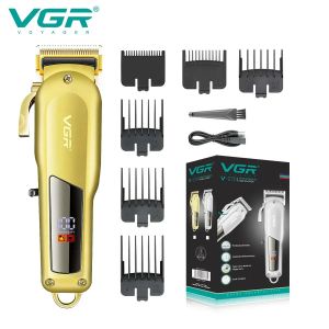 Клипперс VGR Hair Clipper Trimmer для мужчин, стрижка для волос, машина для бороды, трюмная тренажера.