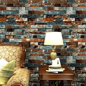 Bakgrunder Bakgrund Brick Vintage For Walls 3 D Loft Wall Murals PVC Roll Waterproof Paper Papier Peint