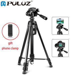 三脚ホットアクセサリーカメラ写真電話写真撮影selfie live tripod mount with threedimensial head phoneクランプギフト