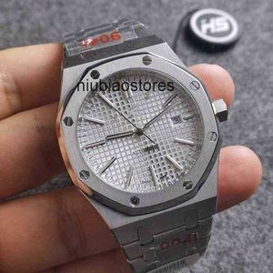 高級時計用メンズメンズオフショアフル15400防水ファッションスポーツスチールストラップブランドデザイナー腕時計i7v6
