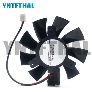 Spedizione gratuita di catena/minatore per ARX FS1280A1842C DC 12V DIA.75mm C.T.C 40mm 2wire Server Fan