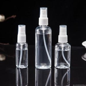 30/50/100 ml Taşınabilir Dolunabilen Şişeler Boş Şeffaf Seyahat Sprey Plastik Şişe Atomizer Mini Tasarım Sıvı Dağıtım