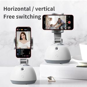 Gimbals Auto Face Tracking Phone Selfie Stick Smart 360 ° Rotation Holder AI Följande Video Vlog Live Gimbal Stabilizer stativ för mobil