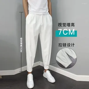 Męskie spodnie jesienne styl dla mężczyzn z prostymi swobodnymi luźnymi odzieżą Y2K Streetwear Man