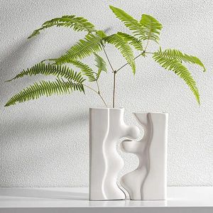 Vaser 2st Modern Vase Set Nor-Dic Ceramic Flower Arrangement Home Decor Table Centerpiece For Wedding Coffee