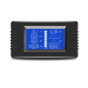 Digital DC 0-200V 300A-Spannungsstromwagen-Batterie-Tester-Kapazitätswiderstand Elektrizitätsspannungsmesser Monitor 12V 24 V 48 V 96 V