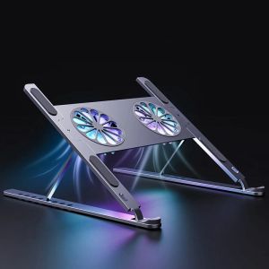 Pads Laptop Cooling Stand с 2 USB -вентилятором для ноутбука охлаждение подставки для подушки для ноутбука тепло