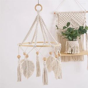 Tapissries macrame tapestry boho konstdekor handgjorda bomullsvävd dekoration för sovrum vardagsrum sovsal lägenhet bok butik