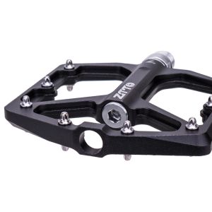 ZTTTO MTB CNC ALUMINIUM Legering Ultralight Flat Pedal AM Enduro Bike slätlager 9/16 Tråd stort område för grus JT07