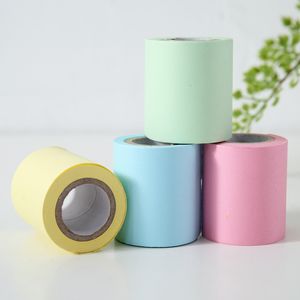 1pc Low Tack Tapes Memo Tape and Dispenser Sticky Notes Writing Pads School Supplies For Crafts Card Album Stencil Making