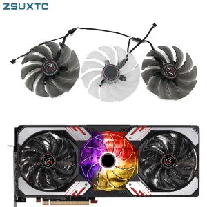 Pads 95mm FDC10U12S9C RX6800 6800XT 6900XT GPU Fan for ASRock AMD Radeon RX 6800 Phantom Gaming Gamin Graphics Card Replacement Fan