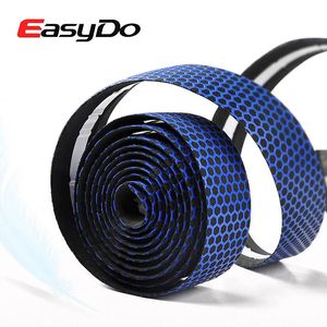 EasyDo 1 Pair Road Bike Velvet Microfiber Handlebar Tape + 2 plugs Waterproof 3D Honeycomb Belt Cycling Bicycle Handle Bar Tape