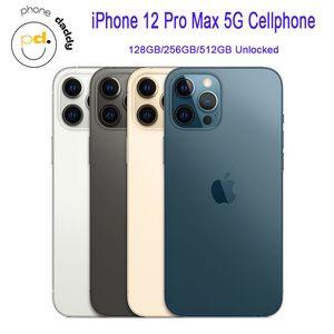 Подлинный Apple iPhone 12 Pro Max мобильный телефон 128/256/512 ГБ ПЗУ 6,7 