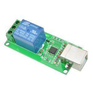 1ch 2ch 4ch 8ch USB -Relais 5V 12V Programmierbarer Computersteuerung für Smart -Home 1ch -Modulplatine für XP 32 Win7 250V 10A Relais