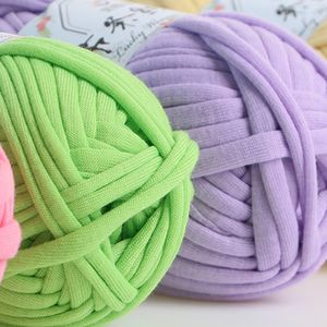 Multiple Colors Handmade Cloth Knitting Thread for DIY Braided Wool Knitting Carpet Handbag Hands Kitting Yarn