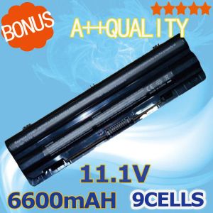 Dell XPS 용 배터리 6600mAh 노트북 배터리 14 L401X 15 L501X L502X 17 L701X L702X 3121123 3121127 J70W7 JWPHF R795X WHXY3