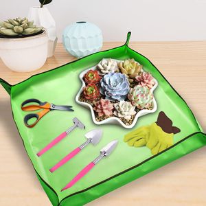 30-100cm Bahçe Dikim Mat, Yeniden Kullanılabilir Bahçe Saksı Pad Yastığı, Çiçek Succulents için Nakliye Mat Bitki Repotting Mat